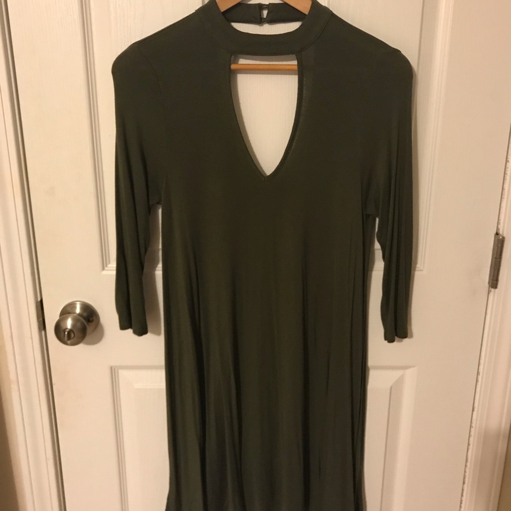 Keyhole cotton tunic